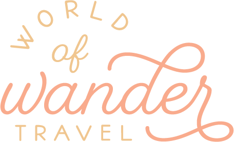 orange world of wander travel banner